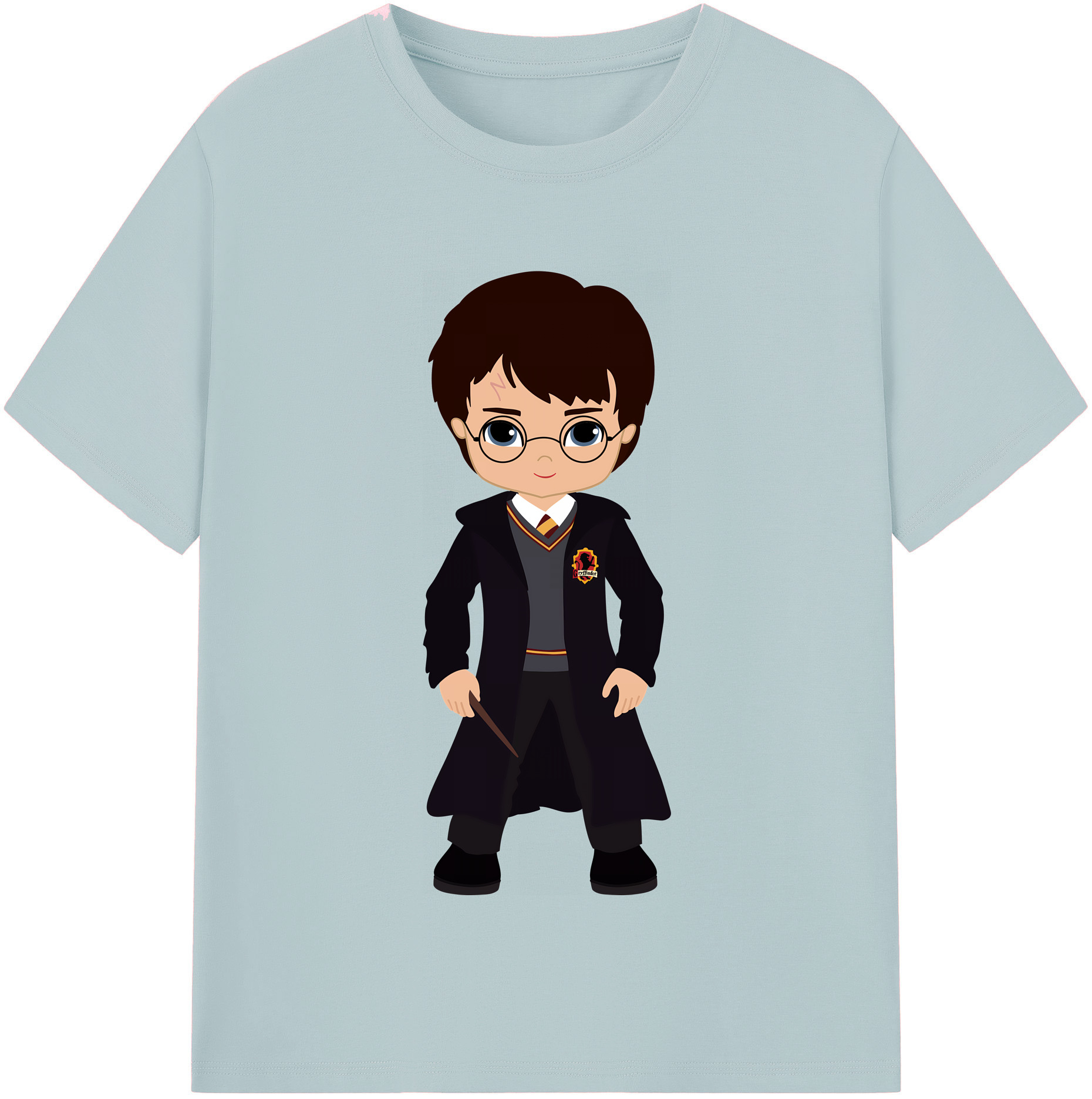 （画像用） Harry Potter ハリー・ポッターシリーズ 綿100％半袖Tシャツ（フロントプリント）